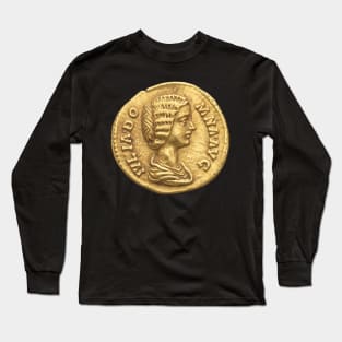 Julia Domna Gold Aureus coin Long Sleeve T-Shirt